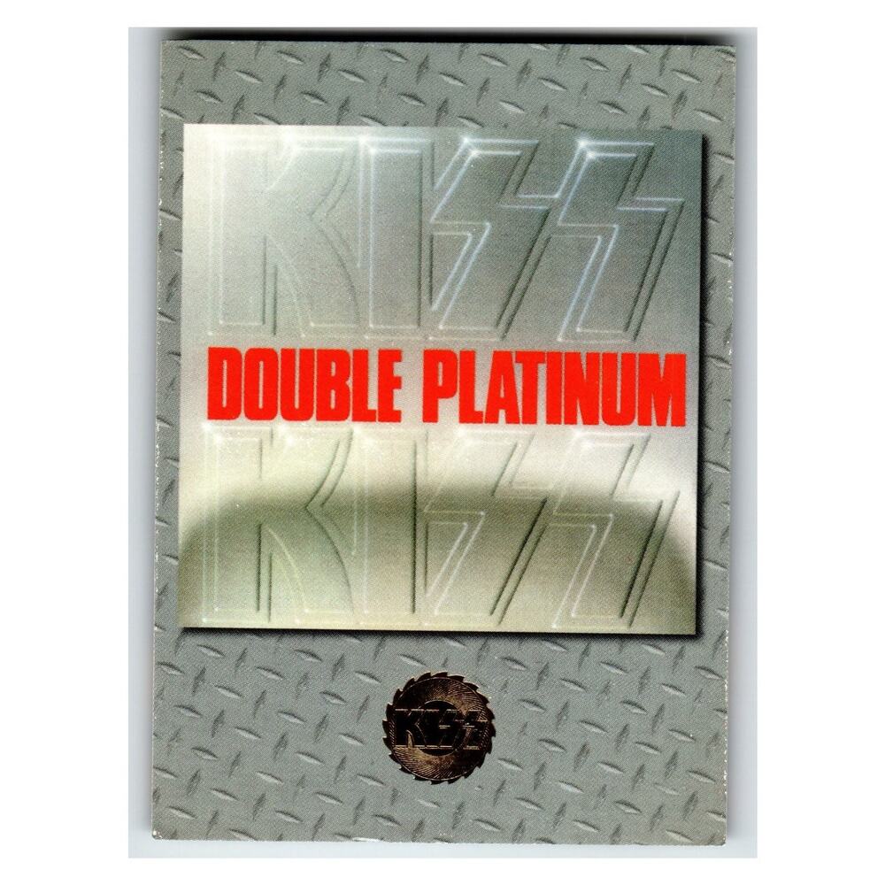 KISS Double Platinum 1997 KISS Catalog 75 Music Card